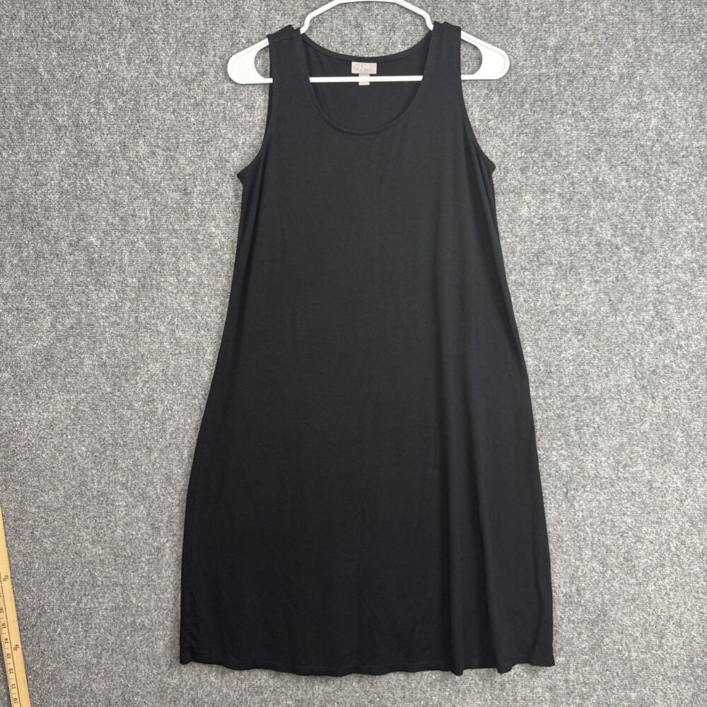J.JILL Dress Womens Size XS Black Tank  Stretch Minimalist  Capsule